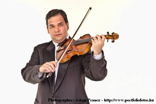 Antal Zalai violinist photo session 1.